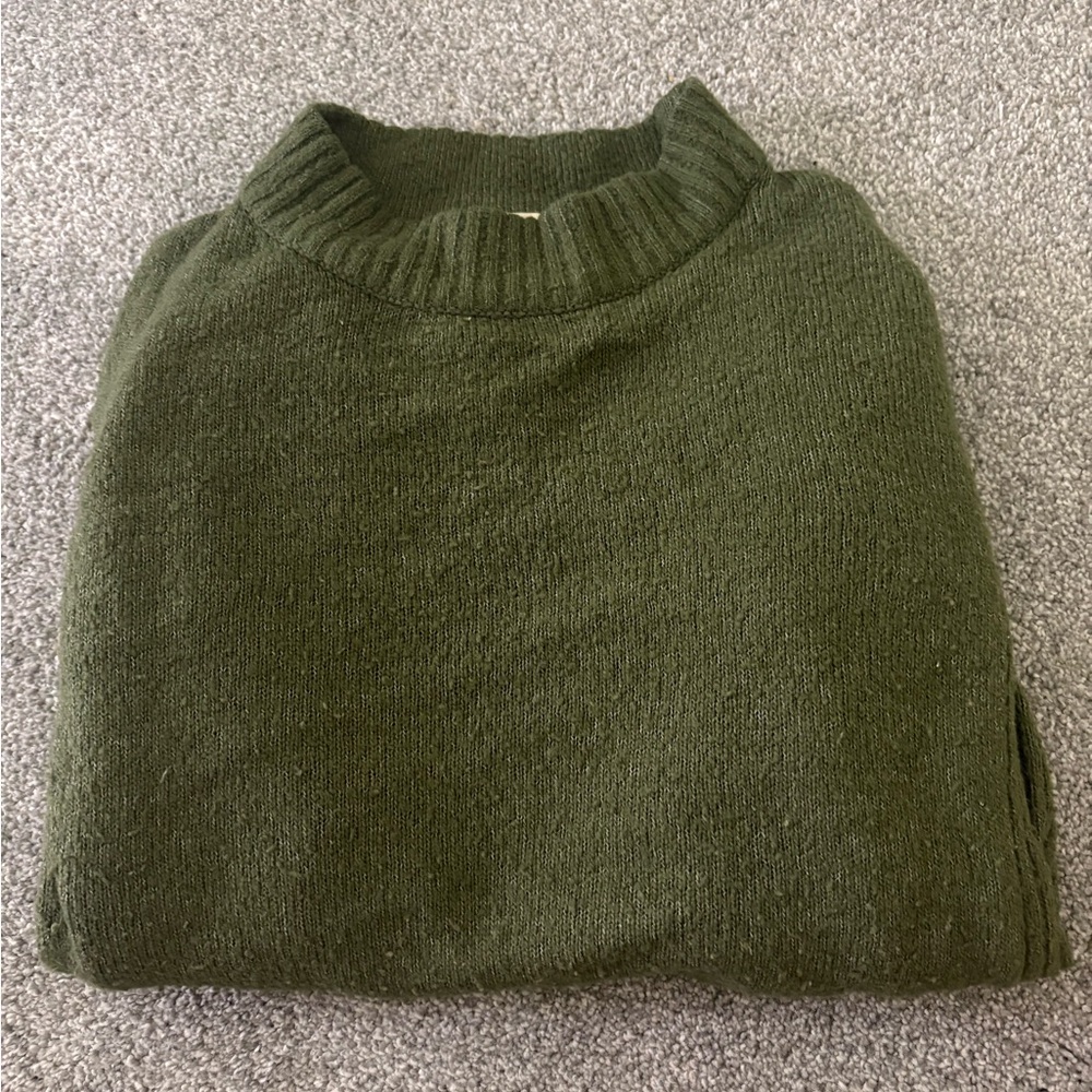 Garage Olive Knit Pullover